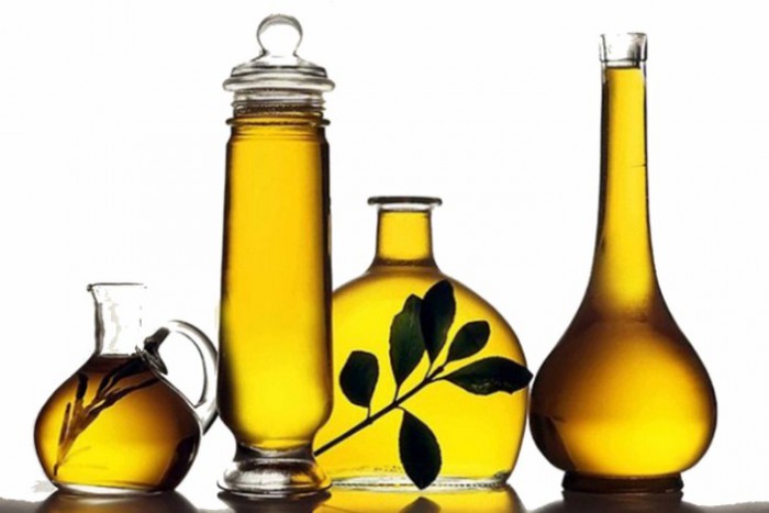 растительное и оливковое масло